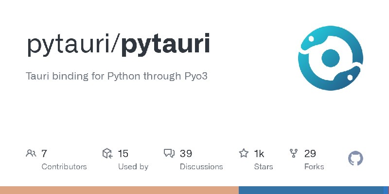GitHub - pytauri/pytauri: Tauri binding for Python through Pyo3